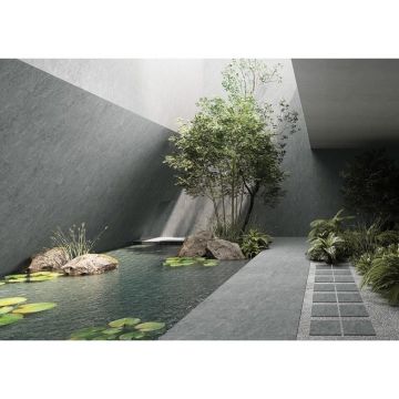 Керамогранит Vitra (Витра) Quarstone Серый Матовый R10B ректификат 60x60x0.8 см, K948043R0001VTET