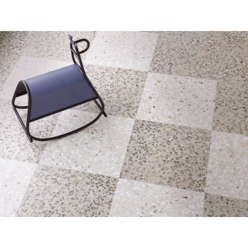 Керамогранит Vitra (Витра) Terrazzo-X Светлый ЛПР 60х60x0.9 см, K949767LPR01VTEP