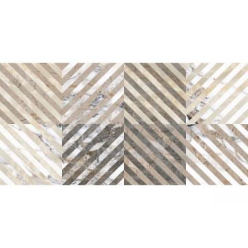 Керамогранит Vitra (Витра) Marble-X Декор Геометрический Микс лаппатированный 30x60 см, K949797LPR01VTE0