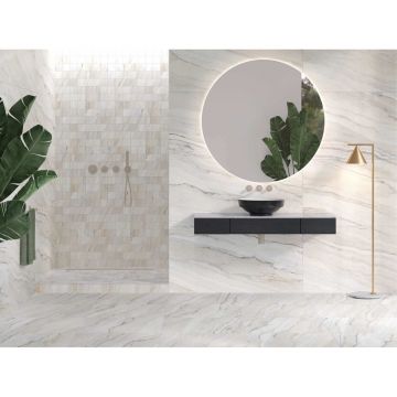 Керамогранит Vitra (Витра) MarbleSet Арабескато Норковый лаппатированный R9 60x60x0.8 см, K951303LPR01VTET