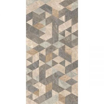 Керамогранит Vitra (Витра) Marmostone Декор Микс Гео лаппатированный R9 60x120x0.9 см, K951329LPR01VTET