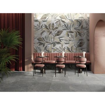 Керамогранит Vitra (Витра) MarbleSet Декор Джангл Микс лаппатированный R9 60x120x0.9 см, K951334LPR01VTET