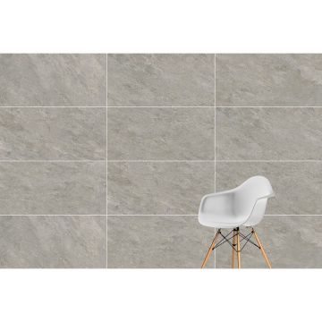 Керамогранит Vitra (Витра) Quarstone Серый Матовый R10B ректификат 60x120x0.9 см, K951805R0001VTEP