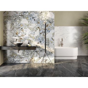 Керамогранит Vitra (Витра) CityMarble Статуарио Венато лаппатированный R9 60x60x0.8 см, K951837LPR01VTET