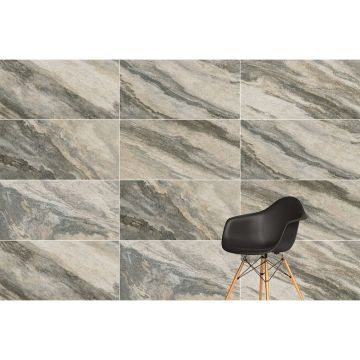 Керамогранит Vitra (Витра) Quarstone Декоративный Фон Матовый R10B ректификат 60x120x0.8 см, K951850R0001VTER