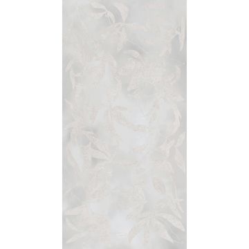 Керамогранит Vitra (Витра) ArtWall Цветы Серый матовый 60х120 см