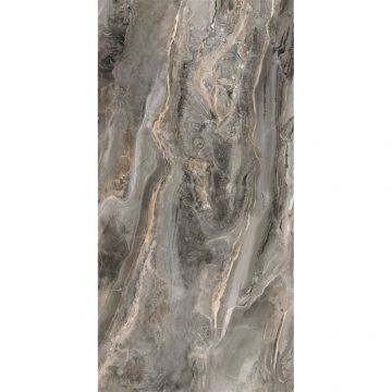 Керамогранит Vitra (Витра) MarbleSet Оробико Темный Греж лаппатированный 60х120 см