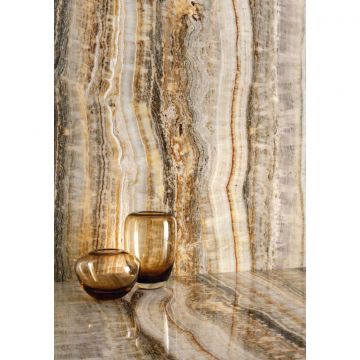 Керамогранит Rex (Рекс) Eccentric luxe caramel glossy 60х120 см, глянцевый (778840)