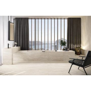Керамогранит Rex (Рекс) Authentic Lux Gold Travertine Matte Silk ректификат 60x120 см толщина 0,6 см, 781139
