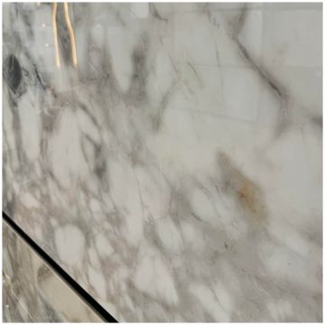 Керамогранит Аркана Керамика Quartzite 120х60 см 9 мм белый, серый глянцевый, Turquise Polished, Arcana Ceramica