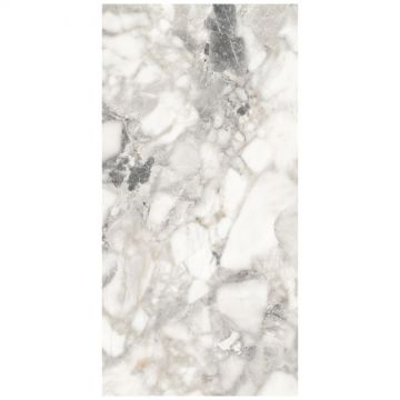 Керамогранит Аркана Керамика Quartzite 120х60 см 9 мм белый, серый глянцевый, Turquise Polished, Arcana Ceramica