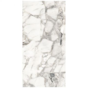 Керамогранит Аркана Керамика Quartzite 120х60 см 9 мм белый, серый глянцевый, Turquise Polished, Arcana Ceramica