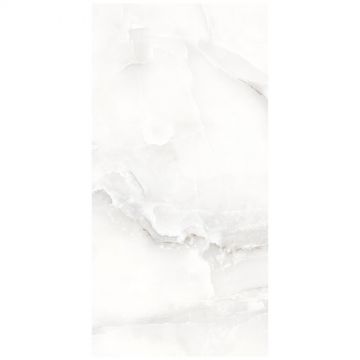 Керамогранит Аркана Керамика Floria 120х60 см 9 мм белый, серый глянцевый, Onyx Silver Polished, Arcana Ceramica