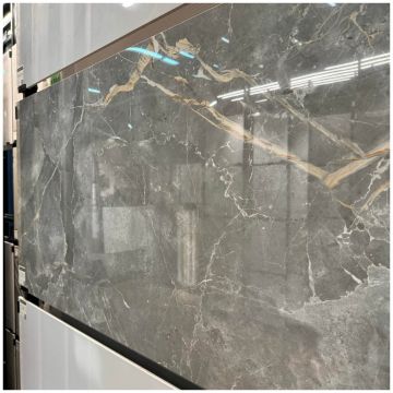 Керамогранит Аркана Керамика Elison 120х60 см серый, темно-серый полированный, Dark Polished, 176712, Arcana Ceramica