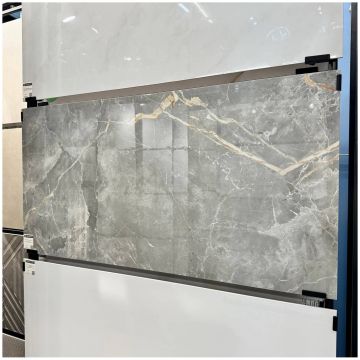 Керамогранит Аркана Керамика Elison 120х60 см серый, темно-серый полированный, Dark Polished, 176712, Arcana Ceramica