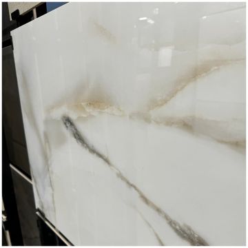 Керамогранит Аркана Керамика Hexa 60х60 см белый глянцевый, White Polished, Arcana Ceramica