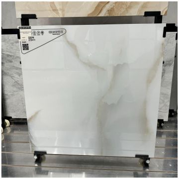 Керамогранит Аркана Керамика Hexa 60х60 см белый глянцевый, White Polished, Arcana Ceramica
