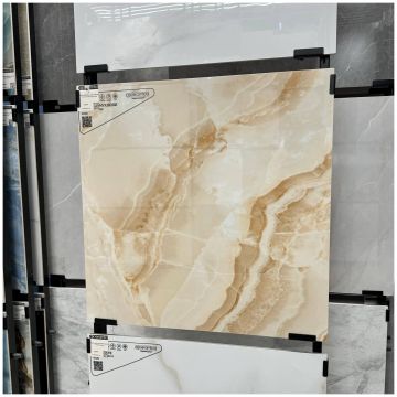 Керамогранит Аркана Керамика Imperial 60х60 см бежевый глянцевый, Onyx Beige Polished, Arcana Ceramica