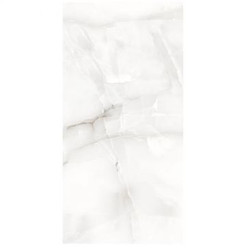 Керамогранит Аркана Керамика Floria 120х60 см 7 мм белый, серый глянцевый, Onyx Silver Polished, Arcana Ceramica