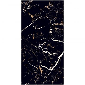 Керамогранит Аркана Керамика Apolo 120х60 см черный супер глянец, Black High Glos, Arcana Ceramica