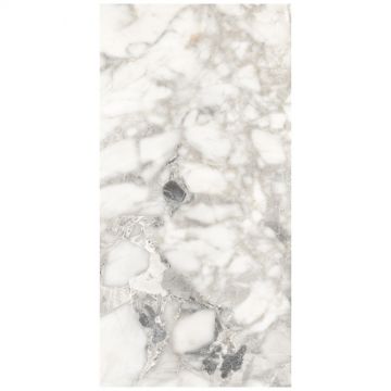 Керамогранит Аркана Керамика Quartzite 120х60 см 7 мм белый, серый глянцевый, Turquise Polished, Arcana Ceramica