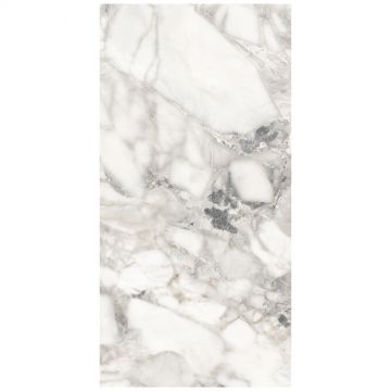 Керамогранит Аркана Керамика Quartzite 120х60 см 7 мм белый, серый глянцевый, Turquise Polished, Arcana Ceramica