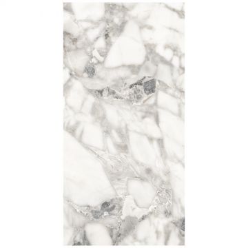 Керамогранит Аркана Керамика Quartzite 120х60 см 7 мм белый, серый глянцевый, Turquise Polished, Arcana Ceramica