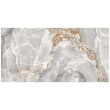 Керамогранит Аркана Керамика Onyx Grey 120х60 см серый супер глянец, High Glos, Arcana Ceramica
