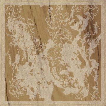 Керамогранит Brennero Ceramiche (Бреннеро Черамике) Venus Decor Solitaire Rosone Pav. Gold Visone лаппатированный ректификат 60x60 см (2 шт в упаковке)