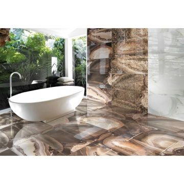 Керамогранит Brennero Ceramiche (Бреннеро Черамике) Grandiosa Ambra Lapp Rett 60x120