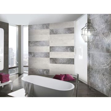 Декор Brennero Ceramiche (Бреннеро Черамике) Mineral Decor Bright Silver 30х60 см