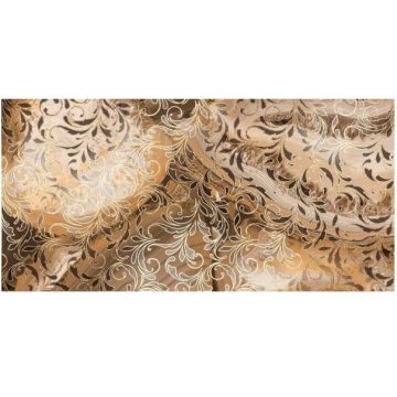 Керамогранит Brennero Ceramiche (Бреннеро Черамике) Grandiosa Decor Liberty Ambra Lapp Rett 60x120 см