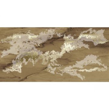 Керамогранит Brennero Ceramiche (Бреннеро Черамике) Venus Decor Solitaire Gold Visone лаппатированный ректификат 60x120 см