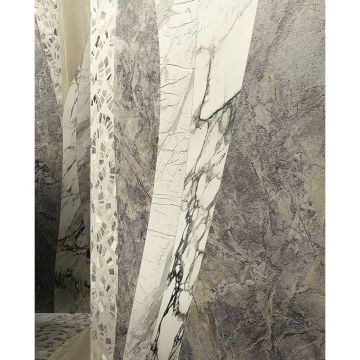 Керамогранит Del conca (Дель Конка) Hme marble edition 5 invisible gray 60х120 hard см (GCME05R)