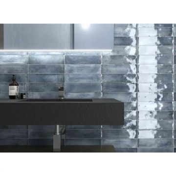 Настенная плитка Cifre Ceramica (Сифре Керамика) Cambre Blue Brillo 7.5x30 см