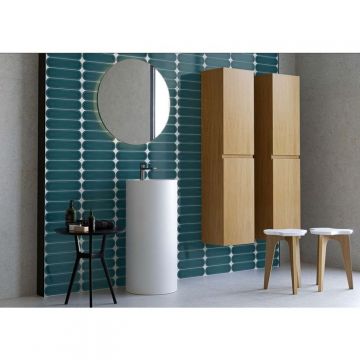 Настенная плитка Cifre Ceramica (Сифре Керамика) Oval Cobalt Brillo 7.5x30 см