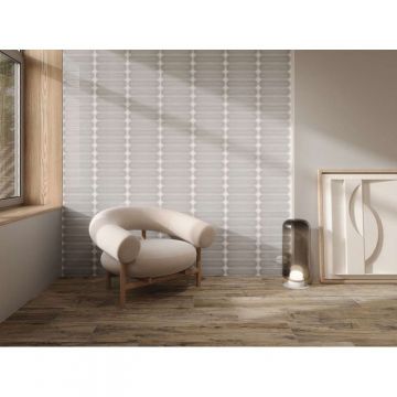 Настенная плитка Cifre Ceramica (Сифре Керамика) Oval Grey Brillo 7.5x30 см