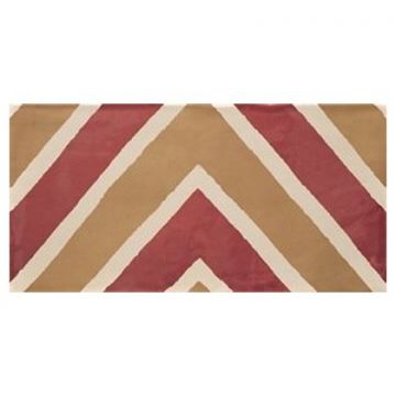 Декор Сифре Atmosphere 25х12,5 см бордовый, бежевый глянцевая CFR000032, Decor Ask Ruby, Cifre Ceramica
