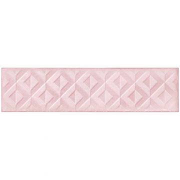 Керамическая плитка Сифре Drop 75х30 см розовый глянцевая CFR000011, Relieve Pink Brillo, Cifre Ceramica