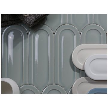 Керамическая плитка Сифре Gala 80х21,5 см синий глянцевая CFR000071, Aqua Brillo, Cifre Ceramica
