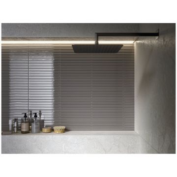 Керамическая плитка Сифре Gare 100х30,5 см серый глянцевая CFR000081, Pearl Brillo, Cifre Ceramica
