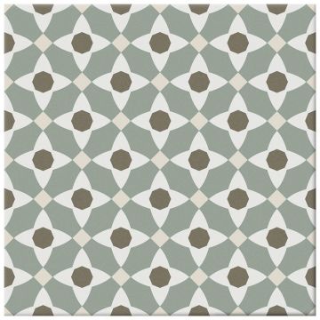 Керамогранит Сифре Hidra 20х20 см зеленый матовая CFR000068, Hidra Warm, Cifre Ceramica