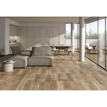 Керамогранит Pamesa Ceramica (Памеса Керамика) Pine Wood Moka Rect. 20х120 см, ректификат (017.241.0240.12258)