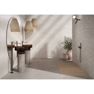 Керамическая плитка Azuvi (Азуви) Terra Rib Cashmere 30x90 см