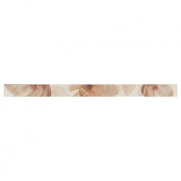 Бордюр Мир Керамика Niza 60х5 см бежевый глянцевая MRC000017, Listello Beige L, Myr Ceramica