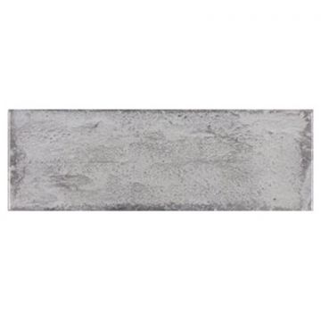 Керамическая плитка Фабреса Arles 30х10 см серый глянцевая FBR000004, Nickel, Fabresa