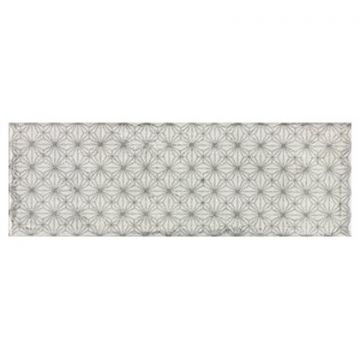 Декор Фабреса Arles 30х10 см серый, белый глянцевая FBR000007, Silver Decor Mix, Fabresa