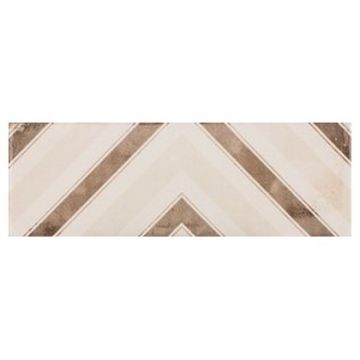 Декор Фабреса Patinee 30х10 см кремовый, коричневый глянцевая FBR000011, Creme Decor, Fabresa