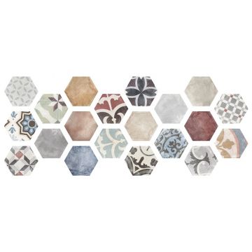 Керамогранит Итт Керамик Marrakech 26,7х23,2 см серый неполированная, Hexa, Itt Ceramic
