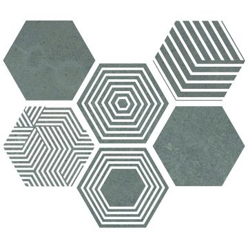 Керамогранит Итт Керамик Pier17 Hexa 26,7х23,2 см серый, Itt Ceramic